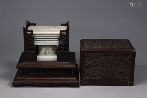 A Set of Chinese Carved Jade Crafts