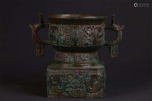 A Chinese Bronze Ding