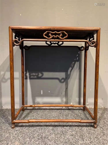 A Chinese Carved Hardwood Table