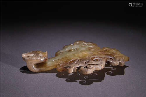 A Chinese Carved Jade Decoration