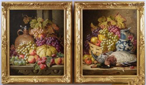 A Pair of Oil Paintings