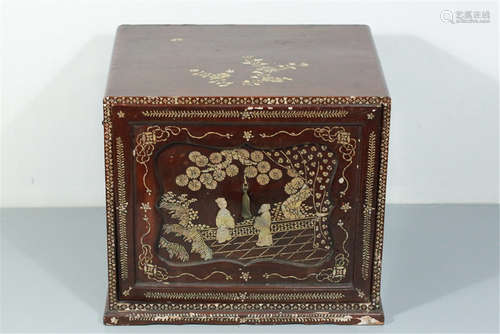 A Chinese Carved Hardwood Box