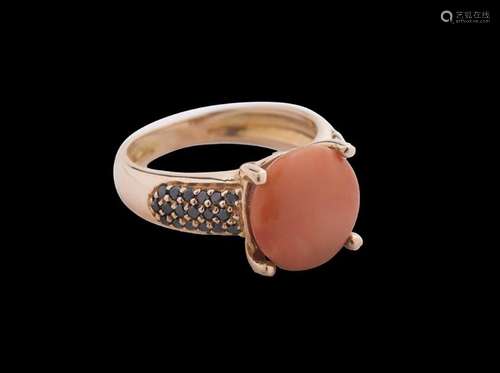 Anello In Oro Rosa 18k Con Cab…