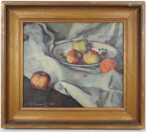 CEZANNE (dans le gout de): Nature morte aux pommes…