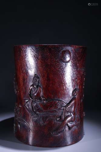 Agarwood Brush Pot