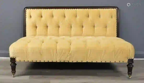 Ralph Lauren Signed Ebonised And Upholstered