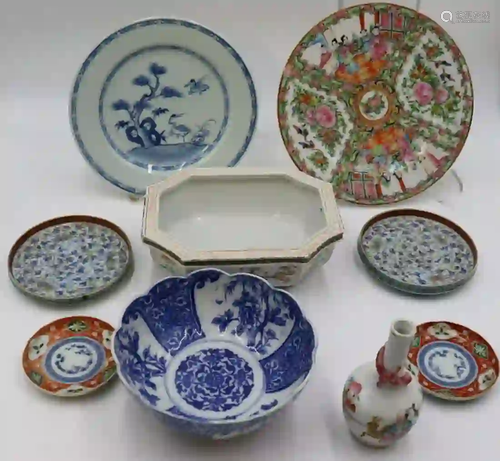 8 Pieces Of Chinese Porcelain.