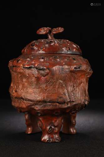 Wood Ganoderma Burl Incense Burner