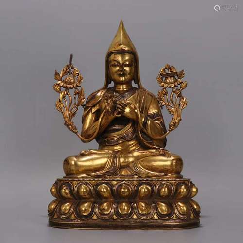 Bronze Gilt Statue