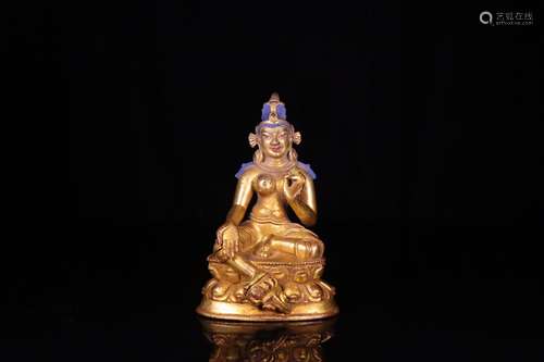 Gilt Guanyin Statue