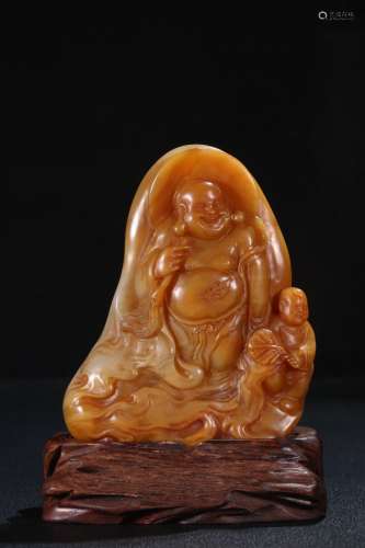 Tianhuang Stone Maitreya Ornament