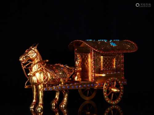 Gilt Carriage Ornament