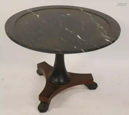 Ralph Lauren Signed Marbletop Center Table