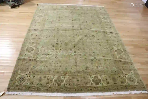 Vintage And Finely Hand Woven Roomsize Carpet