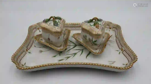 Royal Copenhagen Flora Danica Lot Of Porcelain.