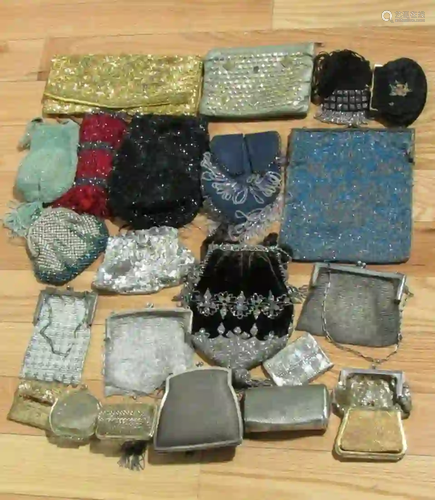 Assorted Grouping of (22) Vintage Purses.