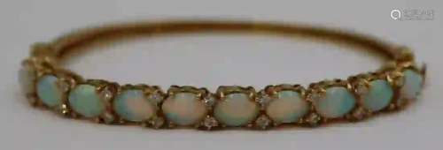 JEWELRY. Jack Gutschneider 14kt Gold, Opal and