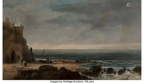 27223: Continental School (19th Century) Coastal scene