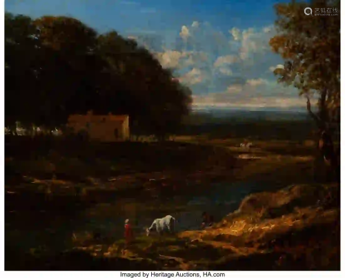 27217: Continental School (19th Century) Landscape with