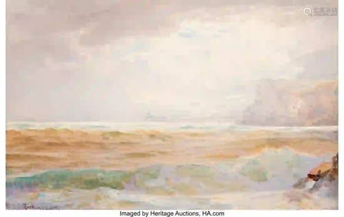 27034: William Trost Richards (American, 1833-1905) Ove