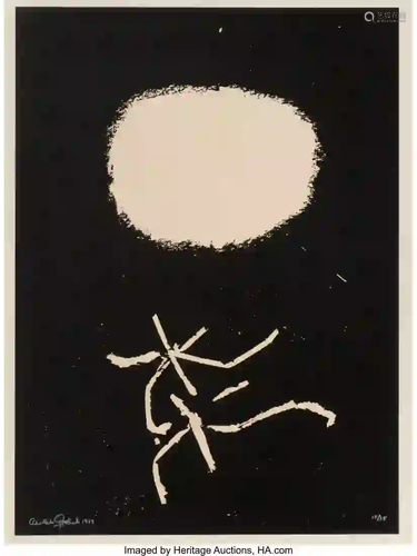 27135: Adolph Gottlieb (American, 1903-1974) Flying Lin