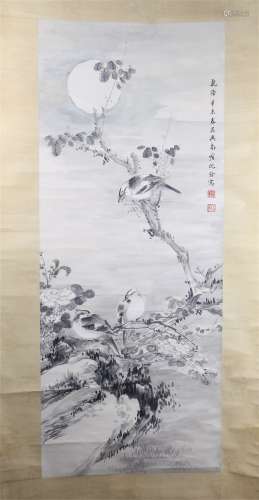 Shen Quan's Chinese painting of flowers and birds