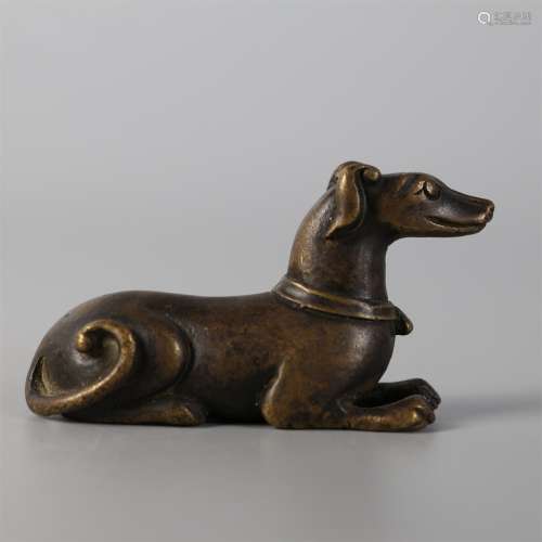 Copper dog handle