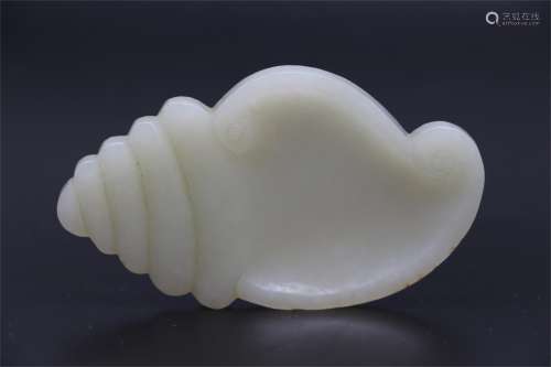 Conch-shaped pen licking in Qing Dynasty