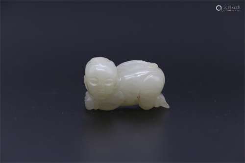 Qing Dynasty Hetian jade seed material Yuguiren
