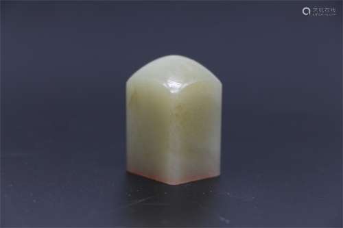 Seal of Hetian jade in Qing Dynasty