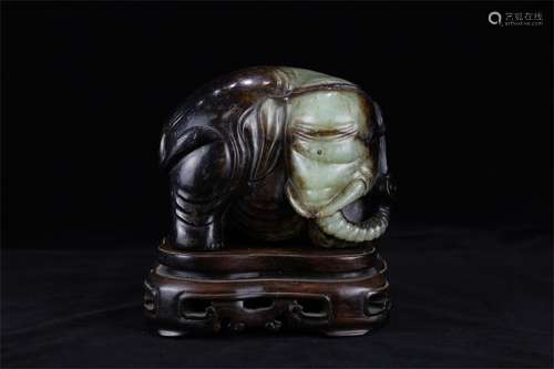 Hetian Jade Elephant ornaments