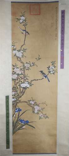 Wang Mian's Chinese painting of flowers and birds