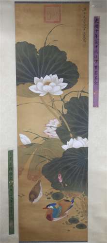 Wang Mian's Chinese painting of flowers and birds