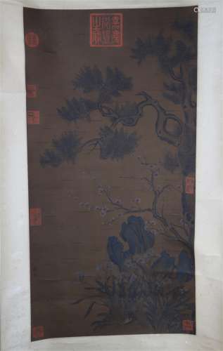 Cui Bai's flower painting
