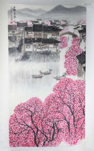 A landscape of Chinese painting