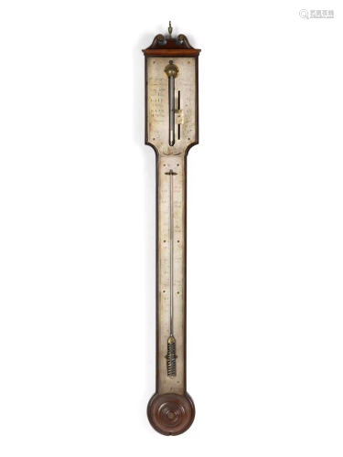 An RegencyMahogany Stick Barometer