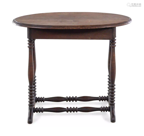 A William and Mary Style Mahogany Table