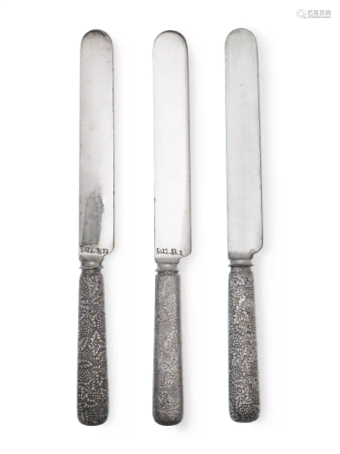 A Set of TwelveTiffany & Co.Silver Dinner Knives