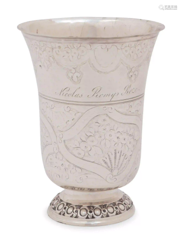 A French Ancien Regime Silver Tumbler