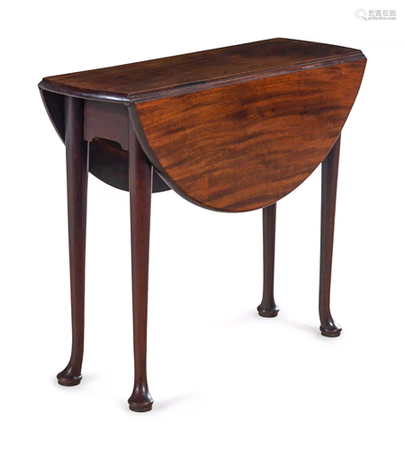 A George III Style Mahogany Drop Leaf Table