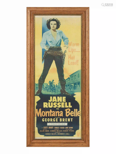 A 'Montana Belle' Movie Poster