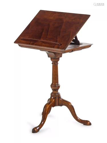 A George III Style Mahogany Adjustable Bookstand