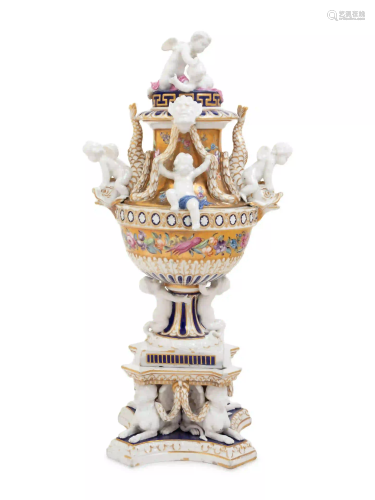 A Derby Porcelain Centerpiece
