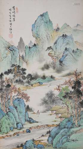 周子麟 山水