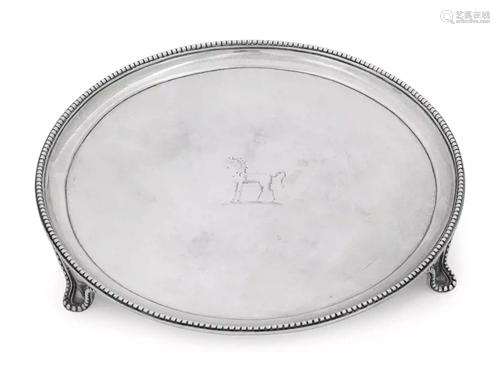 A George III Silver Salver