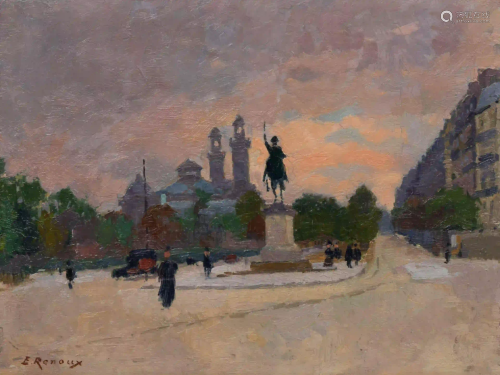 Jules Ernest Renoux (French, 1863-1932) Trocadero