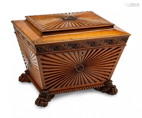 A Regency Mahogany Cellarette