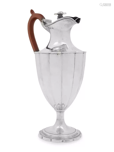 A George III Silver Ewer