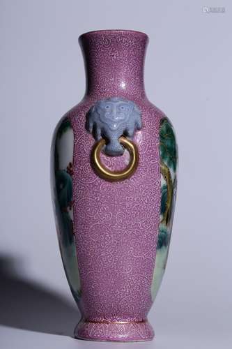 CHINESE FAMILLE ROSE VASE