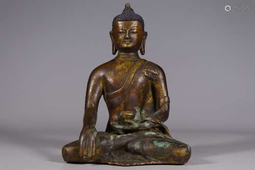 CHINESE BRONZE BUDDHA STATUE